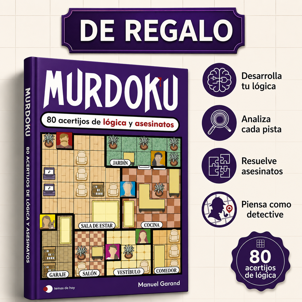 3X1 | El Asesino no es Sofía: El Enigma de los 47.700 Sospechosos + 2 Libros de Regalo