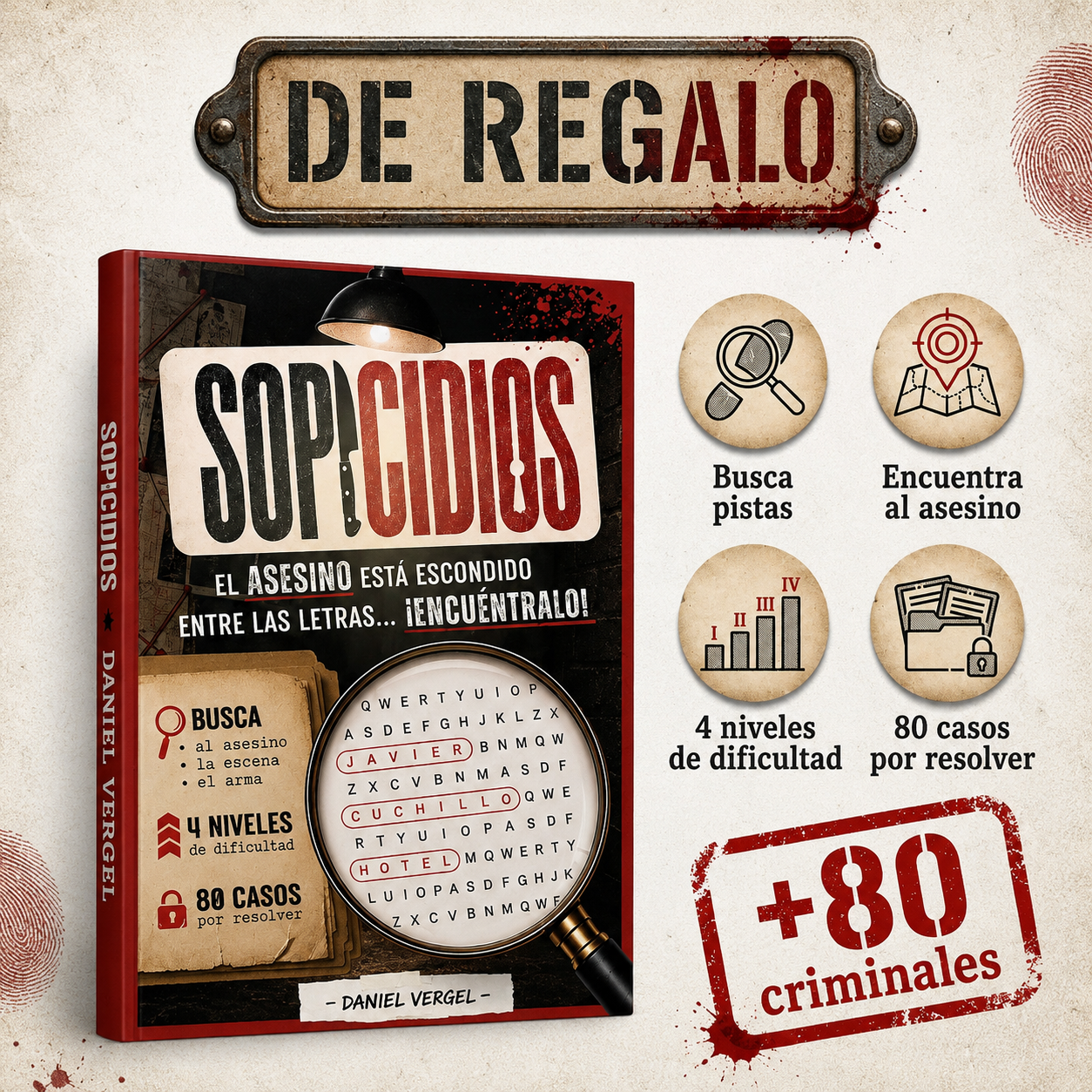 3X1 | El Asesino no es Sofía: El Enigma de los 47.700 Sospechosos + 2 Libros de Regalo